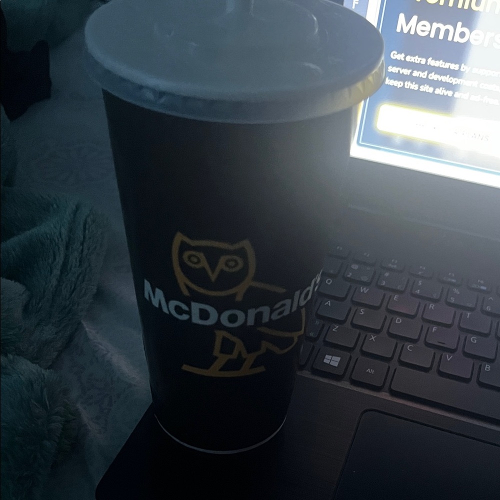 McDonald's Black and Gold Cup